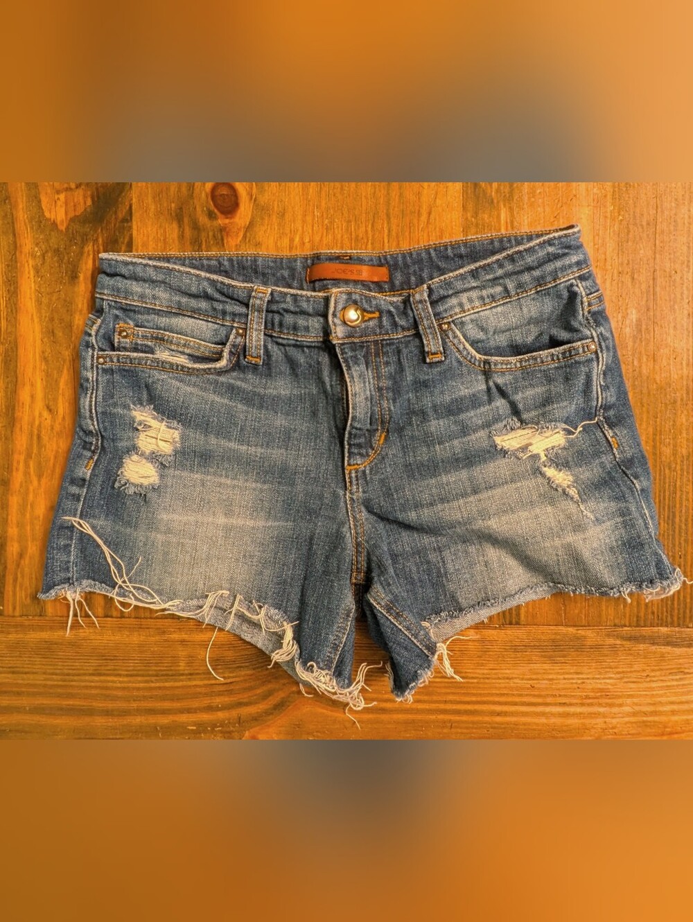 Joe's Ozzie Shorts Collector's Edition Jean 4 Inch Cut Off In Shorts Size 28